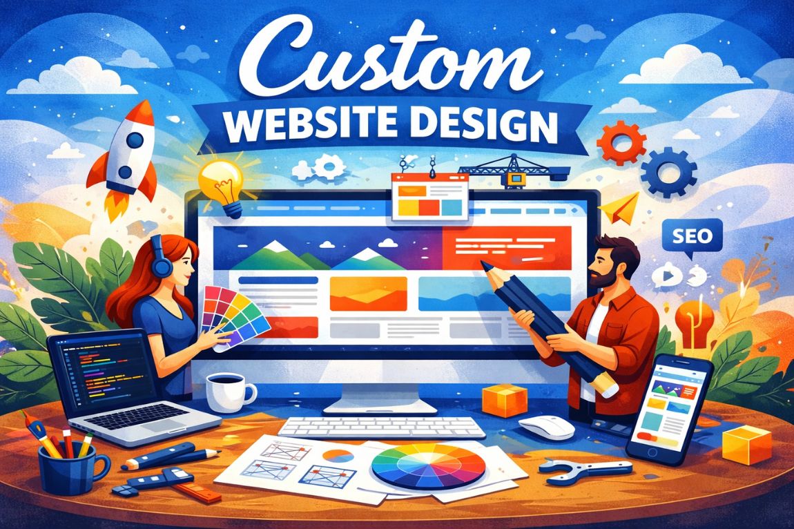 custom website design