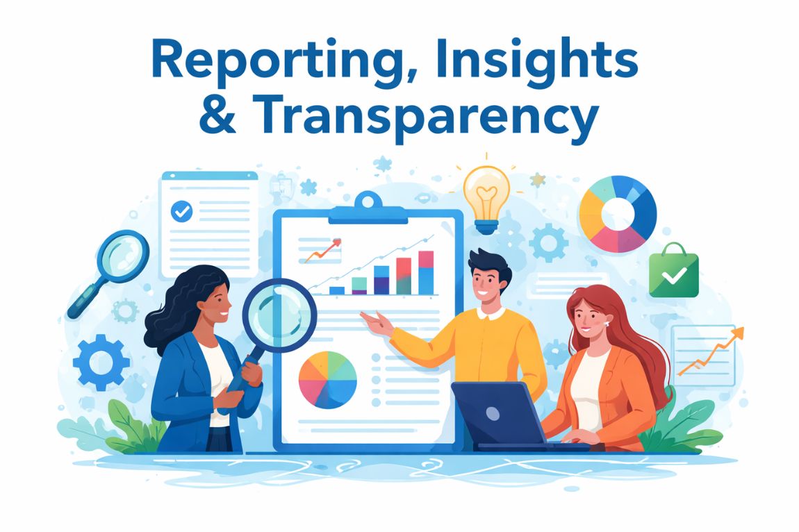 Reporting, Insights & Transparency